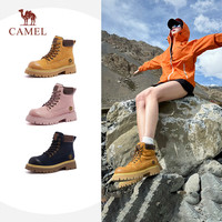 骆驼(CAMEL)【迪丽热巴同款】山越大黄靴2025新款经典百搭时尚马丁靴 L25W076018 土黄,女款 3