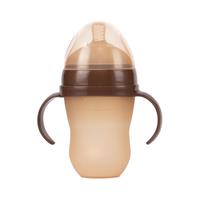 阿贝贝新生婴儿奶瓶戒奶断奶宝宝仿母乳防胀气硅胶0到6个月礼盒装