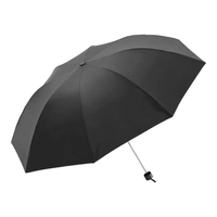 天堂伞 Paradise加大遮阳伞防紫外线太阳伞防晒伞三折叠晴雨两用伞商务雨伞伞 【加固晴雨两用】经典黑-纯色