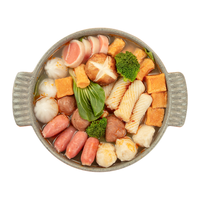 泽众（zezon）火锅丸子组合装肉丸清真丸子火锅食材烧烤甘肃麻辣烫麻辣烫食材 清真火锅丸子组合装500g*4袋