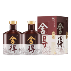 舍得 品味舍得(匠藏版) 浓香型白酒 52度 500ml*2 双瓶装