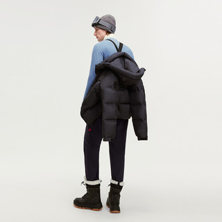 明星同款登峰波司登2025冬季羽绒服男女连帽鹅绒户外防风防水