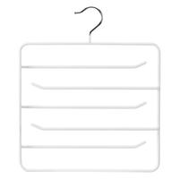 霜山六层衣架围巾收纳家用宿舍衣柜整理架裤子毛巾收纳架领带挂架