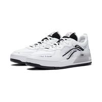 LI-NING 李宁 惟吾 V1 男子休闲运动鞋 AGCS029-5 标准白/黑色 40
