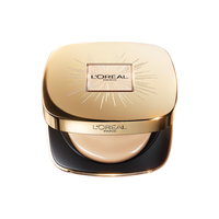 欧莱雅(LOREAL)黑金气垫烟花版 遮瑕保湿持久防晒不脱妆 圣诞节 【烟花版】黑金气垫 C20