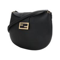FENDI 芬迪 女士牛皮单肩包 8BR790 AF2P F0KUR 黑色 小号