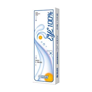海昌 HYDRON日抛30片近视隐形眼镜盒装小直径带度数透明片10