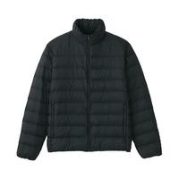 MUJI 無印良品 男士立领羽绒服 ADG11C1A 黑色 S