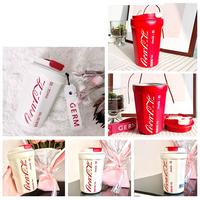 GERM可口可乐保温杯咖啡杯女高颜值不锈钢车载水杯男便携随行杯子