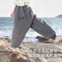 巴厘小猪 儿童羊羔绒裤子