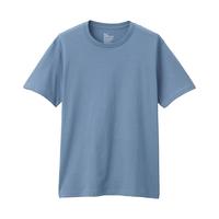 MUJI 無印良品 男士圆领短袖T恤 ABA01A0S 浅蓝色 S