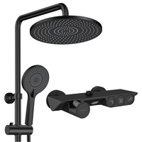 FAENZA 法恩莎 FE08H104MB 智能恒温花洒套装 典雅黑