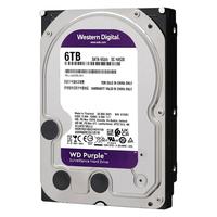 Western Digital 西部数据 紫盘系列 3.5英寸 监控级硬盘 6TB（CMR、256MB）WD63EJRX