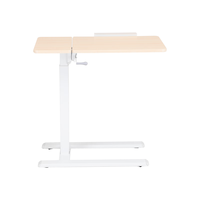 西昊D01Pro床边桌气动升降桌任意桌可移动电脑桌双面无级翻转小边几