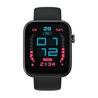 TicWatch GTH2 智能手表 1.72英寸 黑色金属表壳 黑色硅胶表带(血氧)