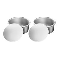 戚风蛋糕模烘焙6英寸8寸10阳极12加高圆形活底胚蛋糕模具家用工具