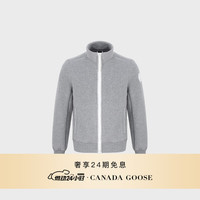 CANADA GOOSE Lawson男士白标羊毛抓绒夹克大鹅外套 7049MW 9099 灰色 M
