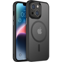 品胜 适用苹果14ProMax手机壳iPhone14ProMax磁吸壳MagSafe无线充电防摔冰川瓦楞格纹光栅保护套透明 【MagSafe|磁吸壳】透明