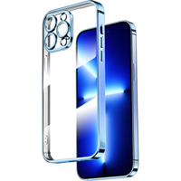 PISEN/品胜 防摔 苹果14ProMax手机壳 远峰蓝 TPU