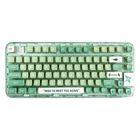 Cool Killer CK75 80键 三模机械键盘 薄荷绿 线性喵喵轴 RGB