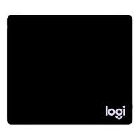 logitech 罗技 鼠标垫 210*260*mm 黑色 无锁边