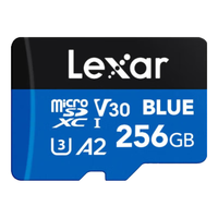 雷克沙 BLUE系列 MicroSD存储卡 256GB（UHS-I、V30、A2）