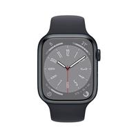 Apple 苹果 Watch Series 8 智能手表 45mm GPS+蜂窝网络款 石墨色不锈钢表壳 午夜色运动型表带（GPS、血氧、ECG）