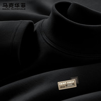 马克华菲 男士双面绒长袖T恤