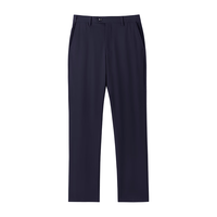 京东京造【凉感速干】西裤男休闲裤抗皱免烫 520送男朋友 藏青色 34