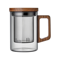 富光 泡茶杯茶水分离杯玻璃杯子男士水杯办公室茶道主人喝茶具高档送礼