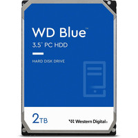 西部数据 WD） Blue 2TB 台式机硬盘 3.5英寸蓝盘 SATA 6Gb/s 5400转 64MB缓存 日常存储备份 WD20EARZ