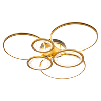 Lighting 雷士 NVC 圆烁系列 LED吸顶灯 112W 金色 1000*895*120mm