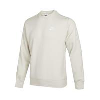 NIKE 耐克 Sportswear Club 男子运动卫衣 BV2663-072 米白色 S