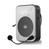 索爱（soaiy）S350PRO13W大功率小蜜蜂扩音器喇叭教师麦克风教学导游腰挂户外长续航插卡收音机蓝牙播放器 黑色 13W大功率丨有线版丨睿智黑