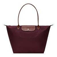 LONGCHAMP 珑骧 Le Pliage系列 女士手提包 L1899089P09 紫红色 大号