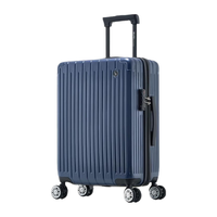 爱华仕 OIWAS行李箱男大容量拉杆箱20-24-26-28英寸密码箱女皮箱旅行箱6669 蓝色 28英寸