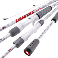 Abu Garcia 阿布加西亚 路亚鱼竿 灰白色 1.98m 直柄-快调