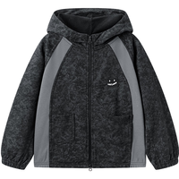 Mini Peace MiniPeace太平鸟童装春新男童夹克FABCG1298 黑色 150cm