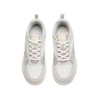 ANTA 安踏 生活系列 烈焰 女子运动板鞋 122218085-2 象牙白/麦粉色/一度灰 38.5