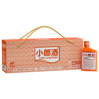 LANGJIU 郎酒 精酿小郎酒 虎威版 45%vol 兼香型白酒 100ml*6瓶 礼盒装