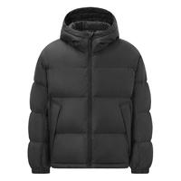 YAYA 鸭鸭羽绒服 男士短款羽绒服 DYB07B0010 摩卡黑 170