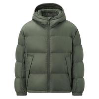 YAYA 鸭鸭羽绒服 男士短款羽绒服 DYB07B0010 山脉绿 180