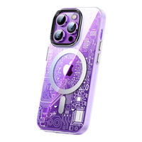 UGREEN/绿联 科技防摔耐磨 iPhone14pro手机壳 磁吸充电壳 赛博朋克风 PC