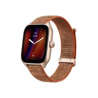 AMAZFIT 跃我 GTS 4 智能手表 1.75英寸 金色铝合金表壳 落日金编织表带(GPS、血氧)