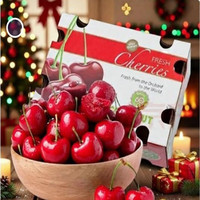 智利车厘子 樱桃水果礼盒孕妇儿童 5斤(净重) 彩箱礼盒装 超级巨无霸4J 单果32-34mm