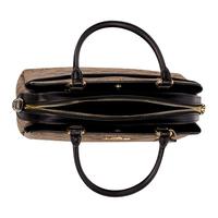 COACH 蔻驰 女士手提包 91495 IMCBI 卡其色配黑色 中号