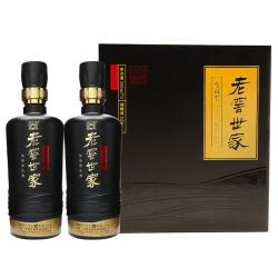 泸州老窖世家鉴藏52度500ml*2瓶浓香白酒口粮酒宴请送礼