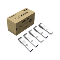 DM大迈 4GB USB2.0 U盘 投标u盘PD136 银色 招标小容量u盘电脑车载标签优盘10个/盒