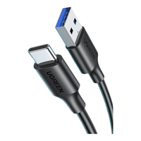 绿联 USB3.0数据线 Type-C转USB-A 磨砂黑 1米