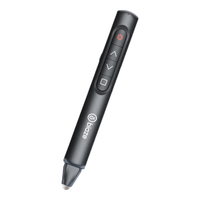 毕亚兹 红光PPT翻页笔可书写 教师激光笔支持希沃白板充电教鞭投影笔多媒体演示器演讲笔课件遥控笔